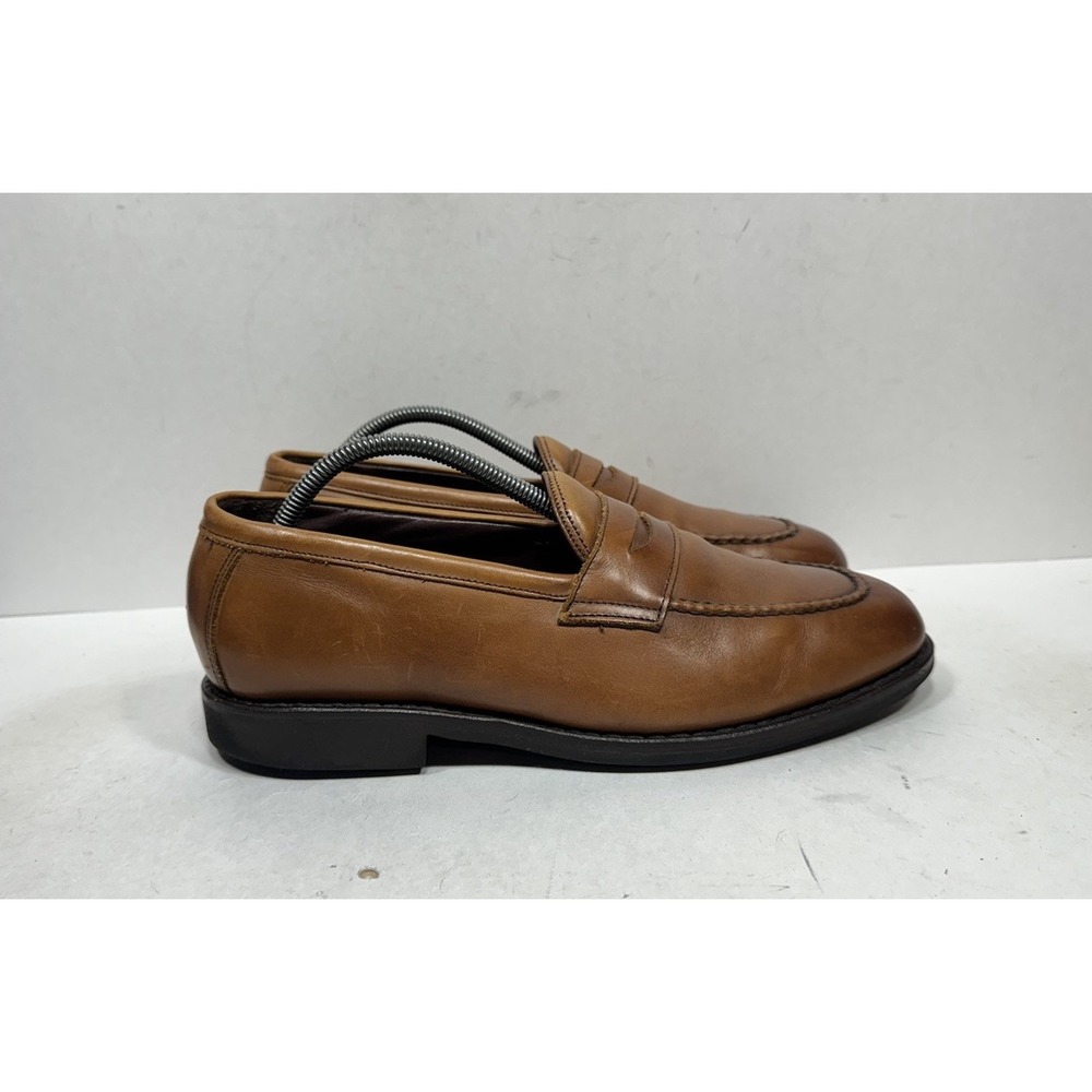 Allen Edmonds Houston Shoes Mens 9.5 3E 2892 Traveler insole Penny Loafers Brown